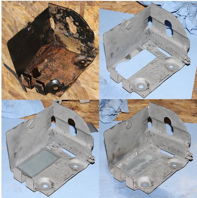 cors386.jpg (342.04 KiB) 36878 mal betrachtet Tankentlüftungsbehälterhaltebox (<- ^^) vorher, gestrahlt, Blech angepasst und geschweißt.